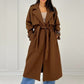 Langer Trenchcoat mit Bindegürtel - NAHA