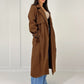 Langer Trenchcoat mit Bindegürtel - NAHA