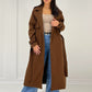 Langer Trenchcoat mit Bindegürtel - NAHA