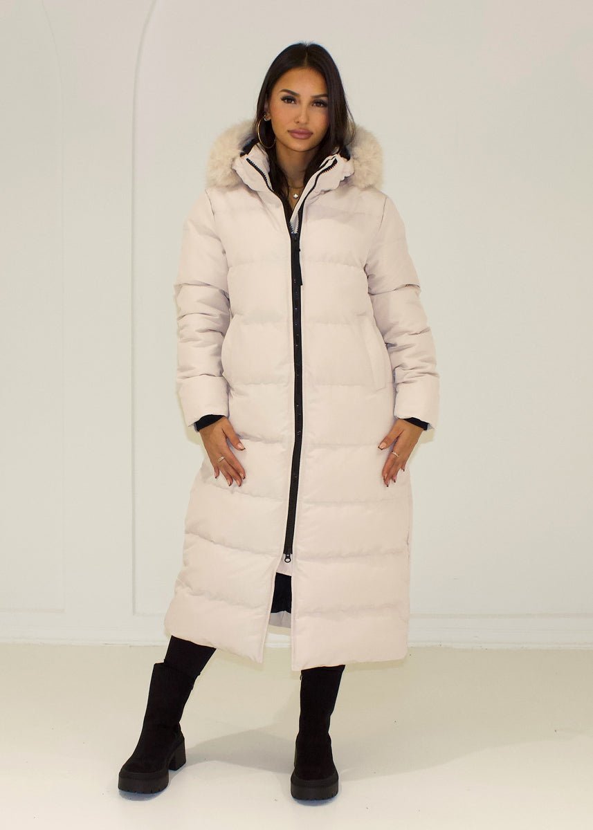 Langer Winterparka mit Fellkapuze - NAHA