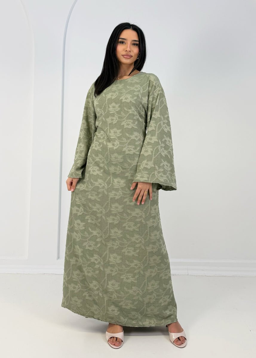 Maxikleid mit Bindeband - NAHA