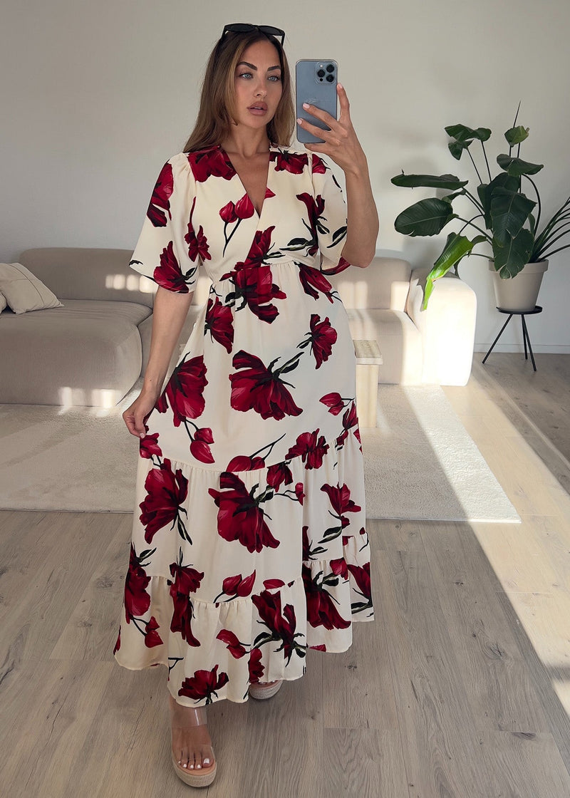 Maxikleid mit Blumendruck - NAHA