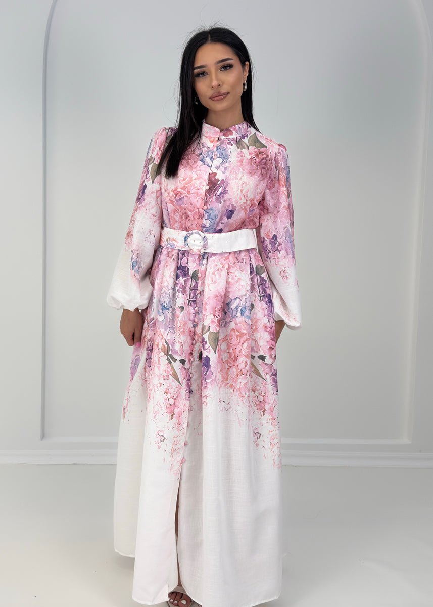 Maxikleid mit Blumenmuster - NAHA