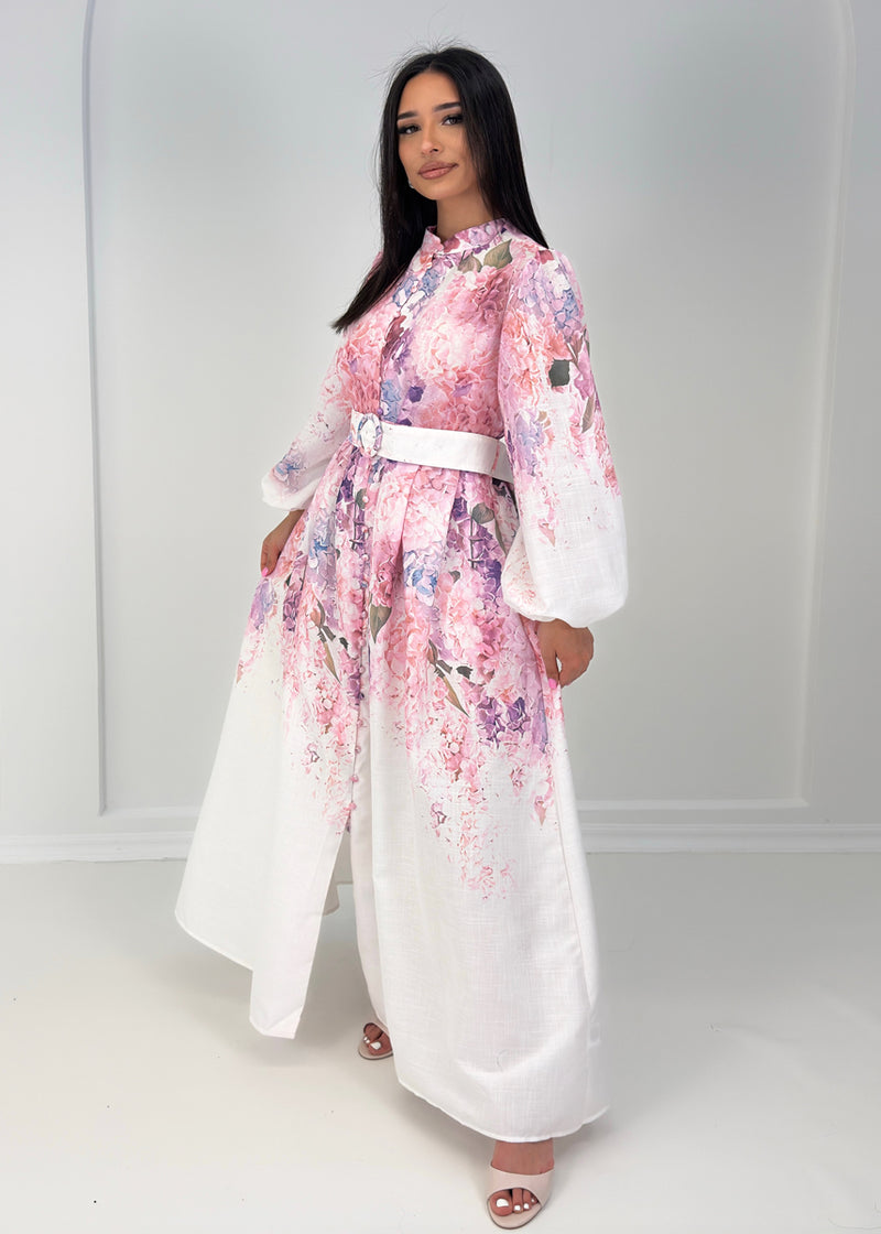 Maxikleid mit Blumenmuster