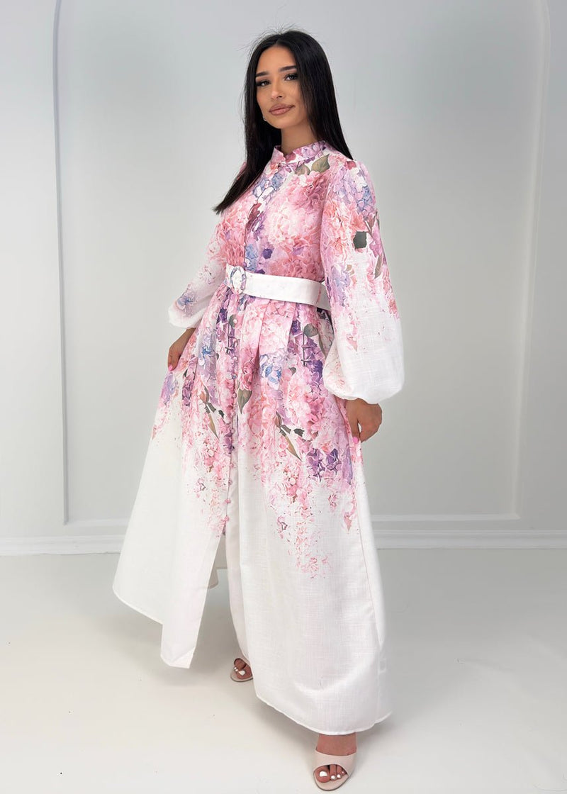Maxikleid mit Blumenmuster - NAHA