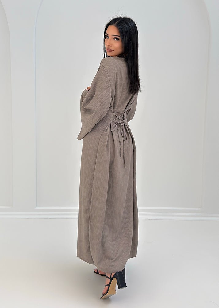 Maxikleid mit Taillenbindung - NAHA