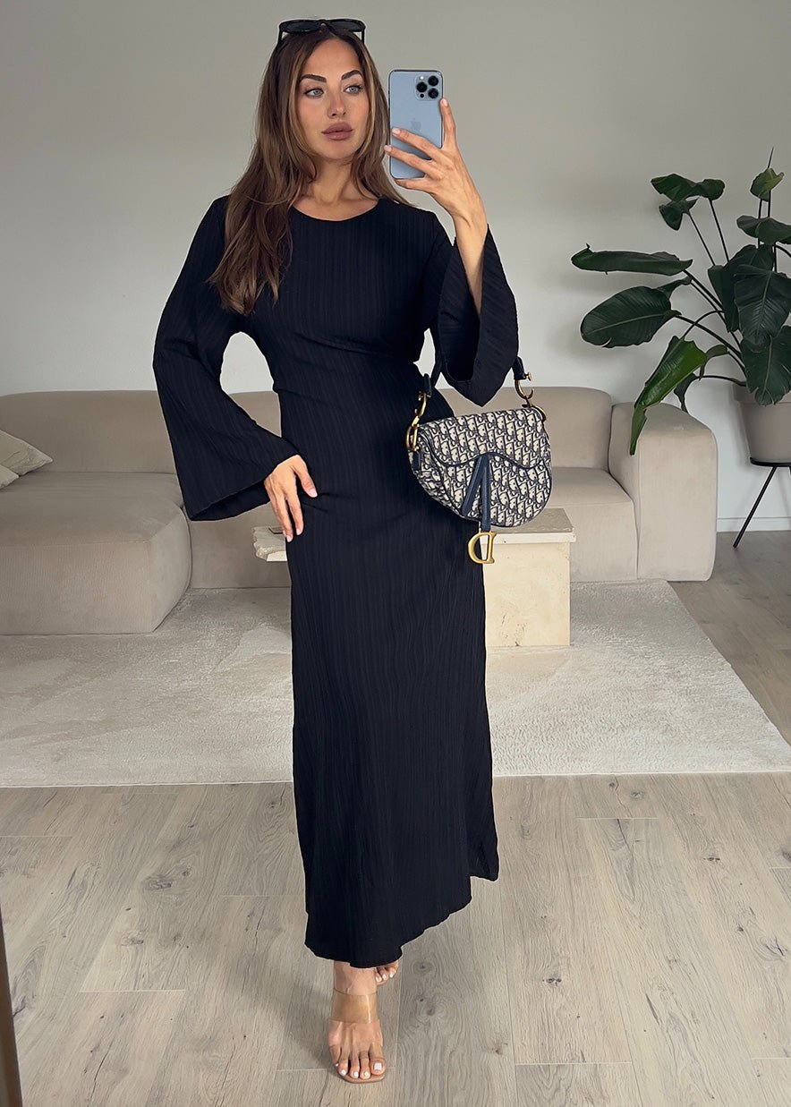 Maxikleid mit Taillenbindung - NAHA
