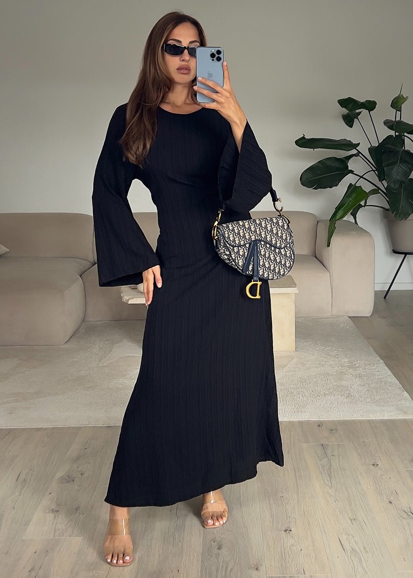 Maxikleid mit Taillenbindung - NAHA