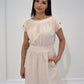 Maxikleid mit Taillenbund - NAHA