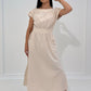 Maxikleid mit Taillenbund - NAHA