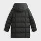 Mittellange Steppjacke mit Bindegürtel - NAHA