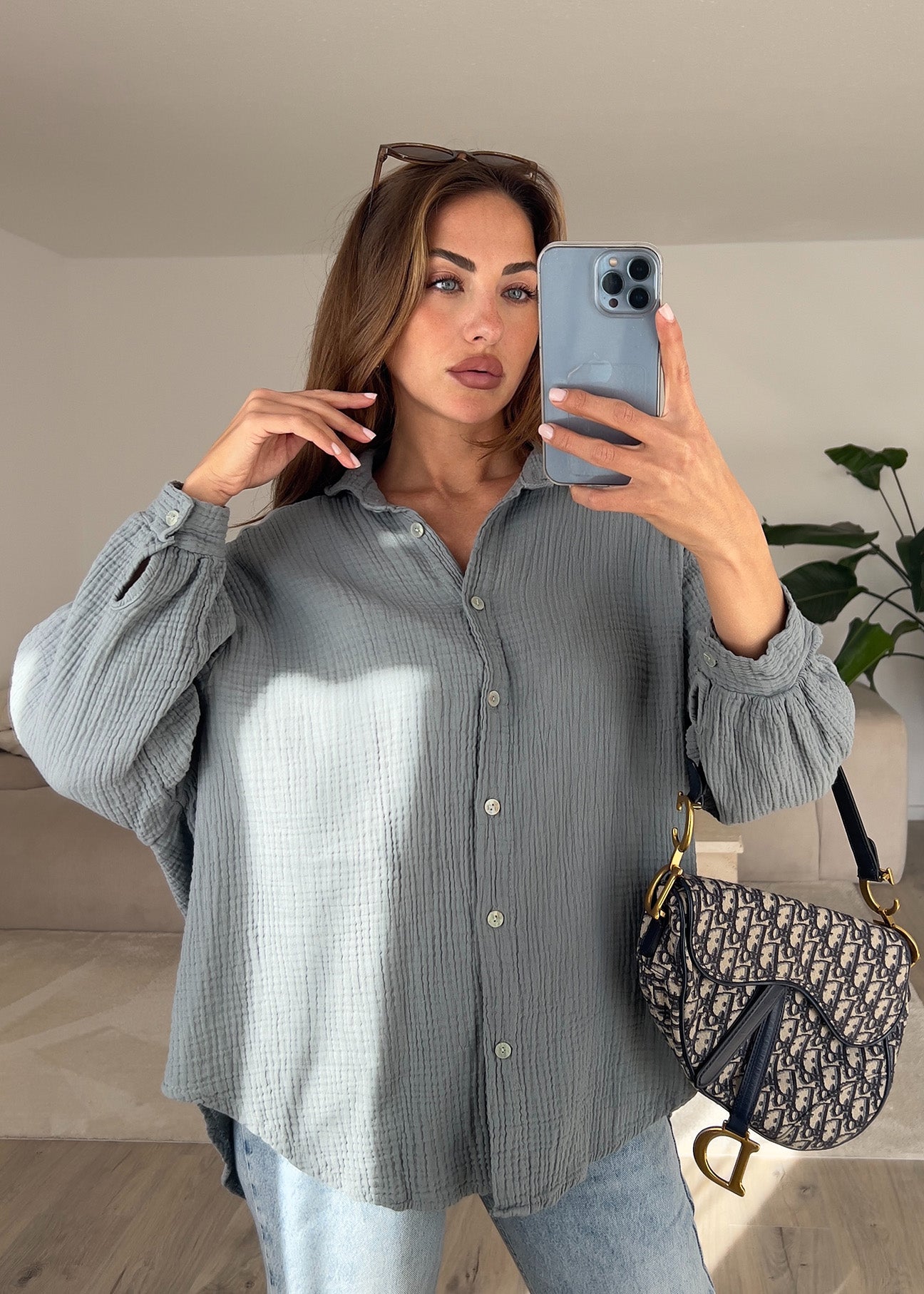 Musselin-Bluse - NAHA