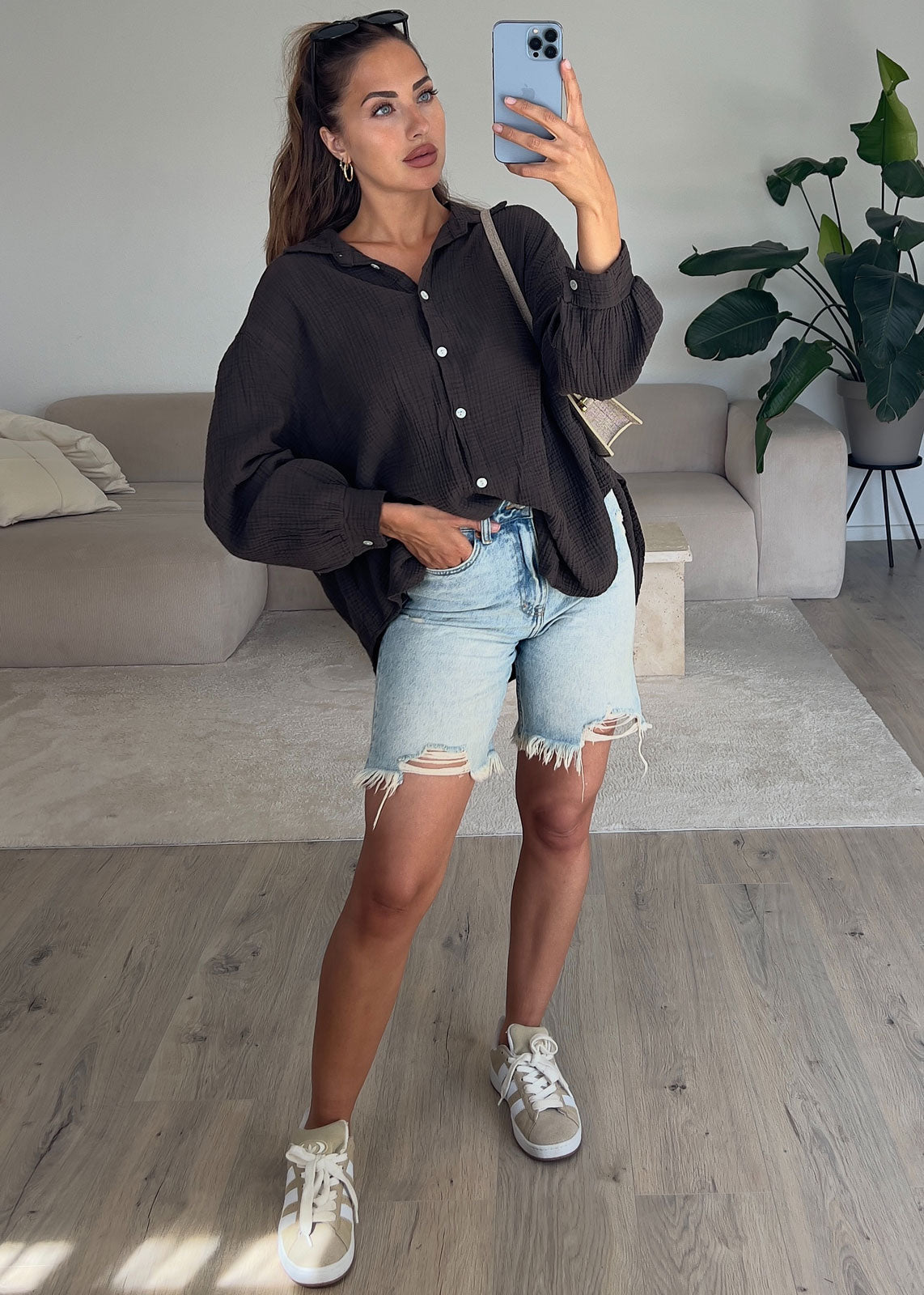 Musselin-Bluse - NAHA