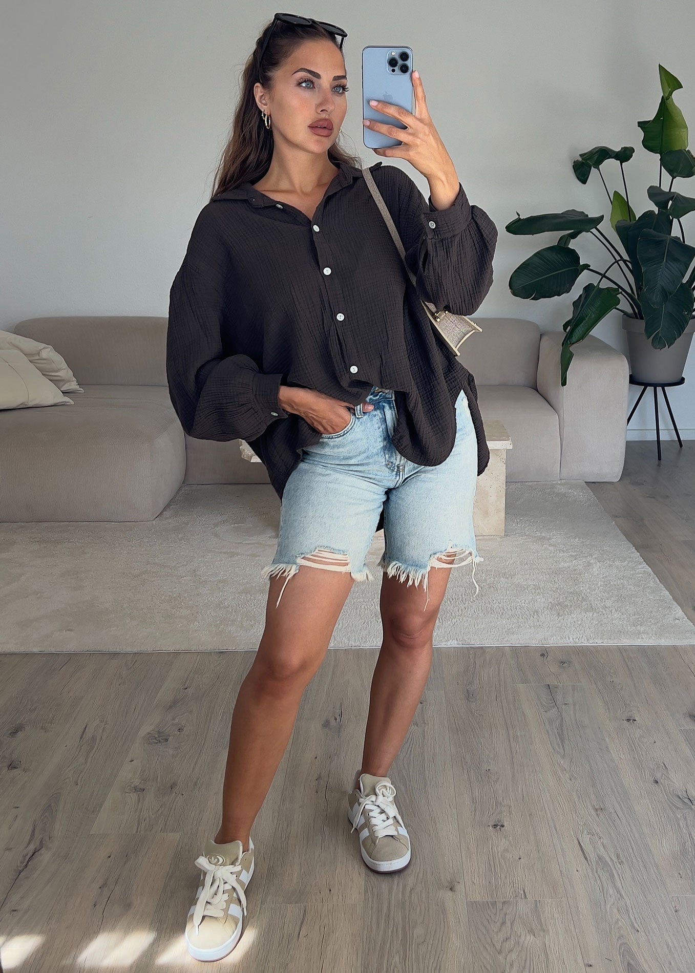 Musselin-Bluse - NAHA