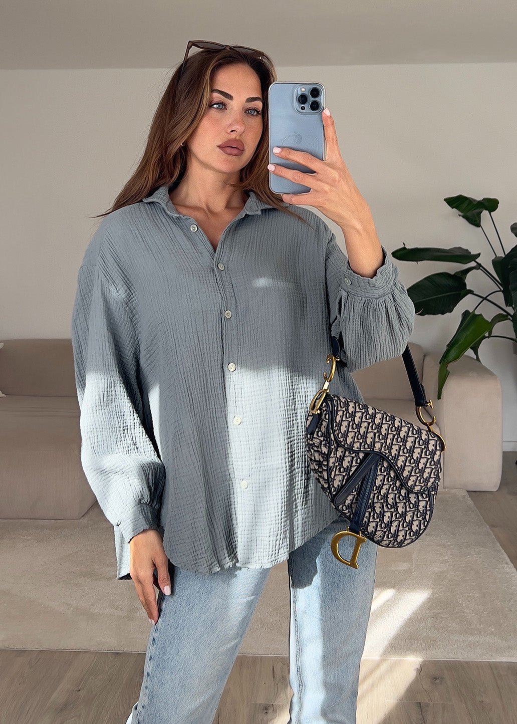 Musselin-Bluse - NAHA