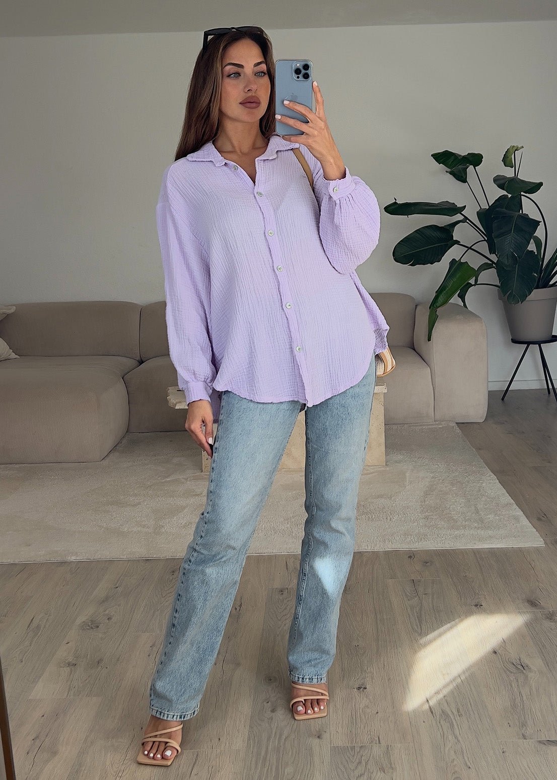 Musselin-Bluse - NAHA