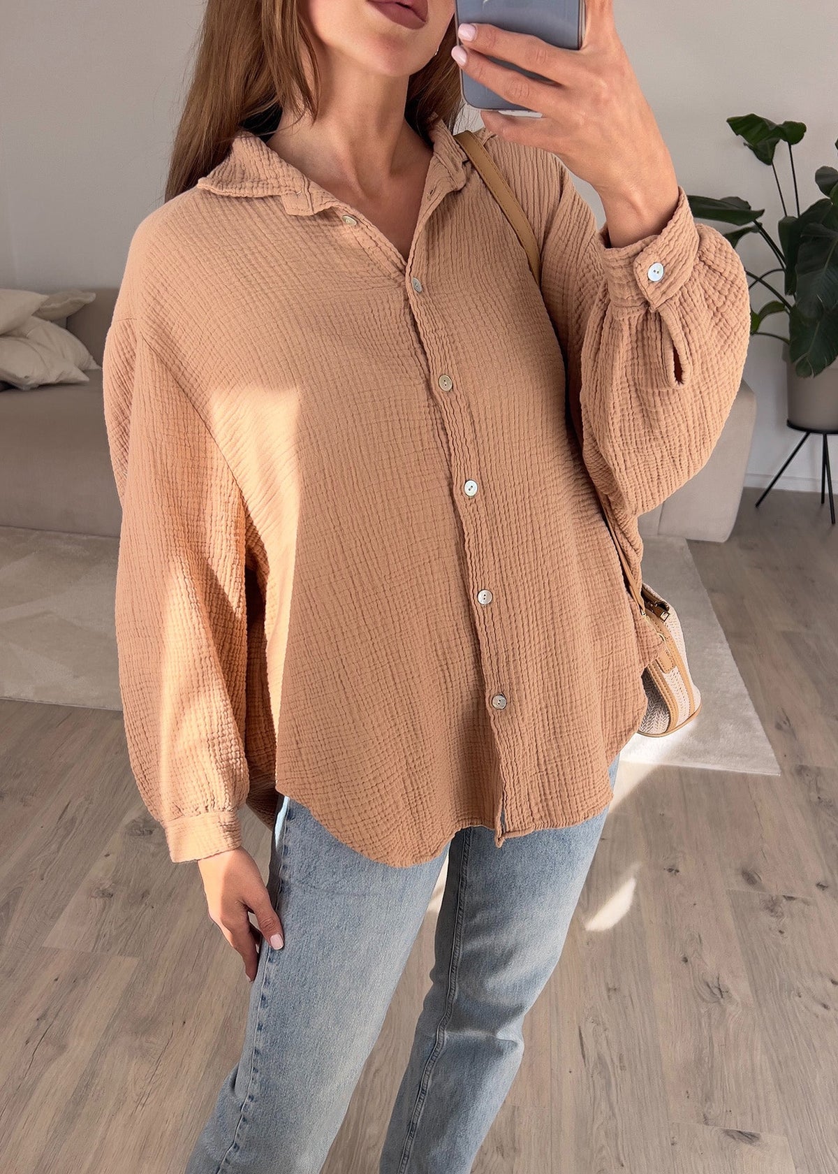 Musselin-Bluse - NAHA