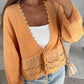 Musselin Bluse mit Lochstickerei - NAHA