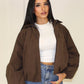 Oversize Jacke mit Reißverschluss - NAHA