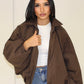 Oversize Jacke mit Reißverschluss - NAHA