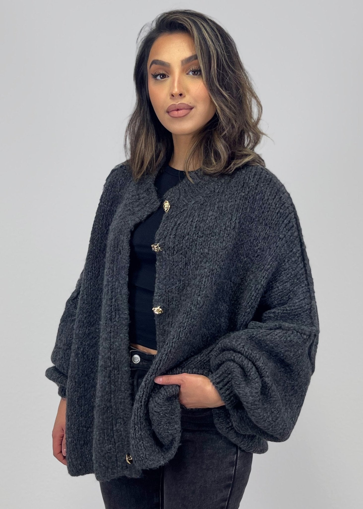 Oversize Strickjacke - NAHA
