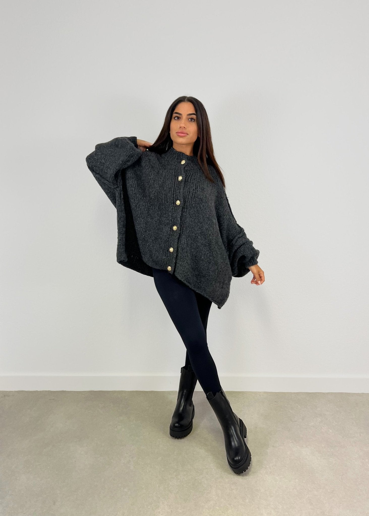 Oversize Strickjacke - NAHA