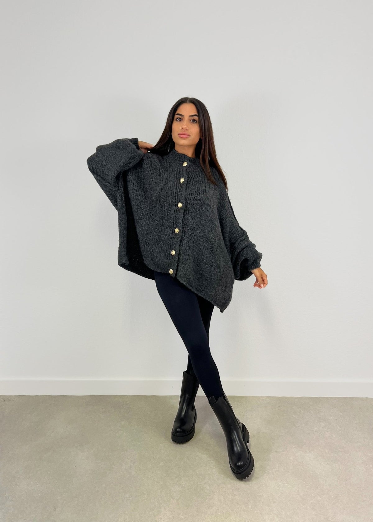 Oversize Strickjacke - NAHA