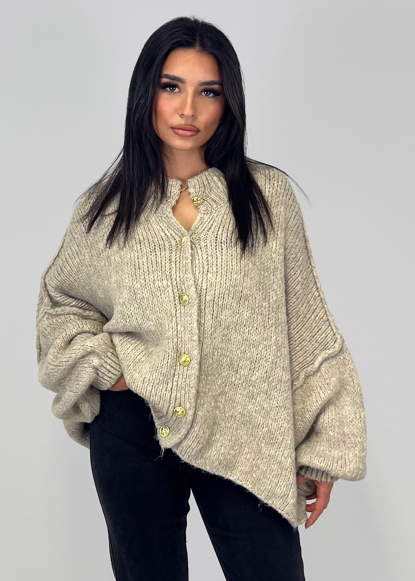 Oversize Strickjacke - NAHA