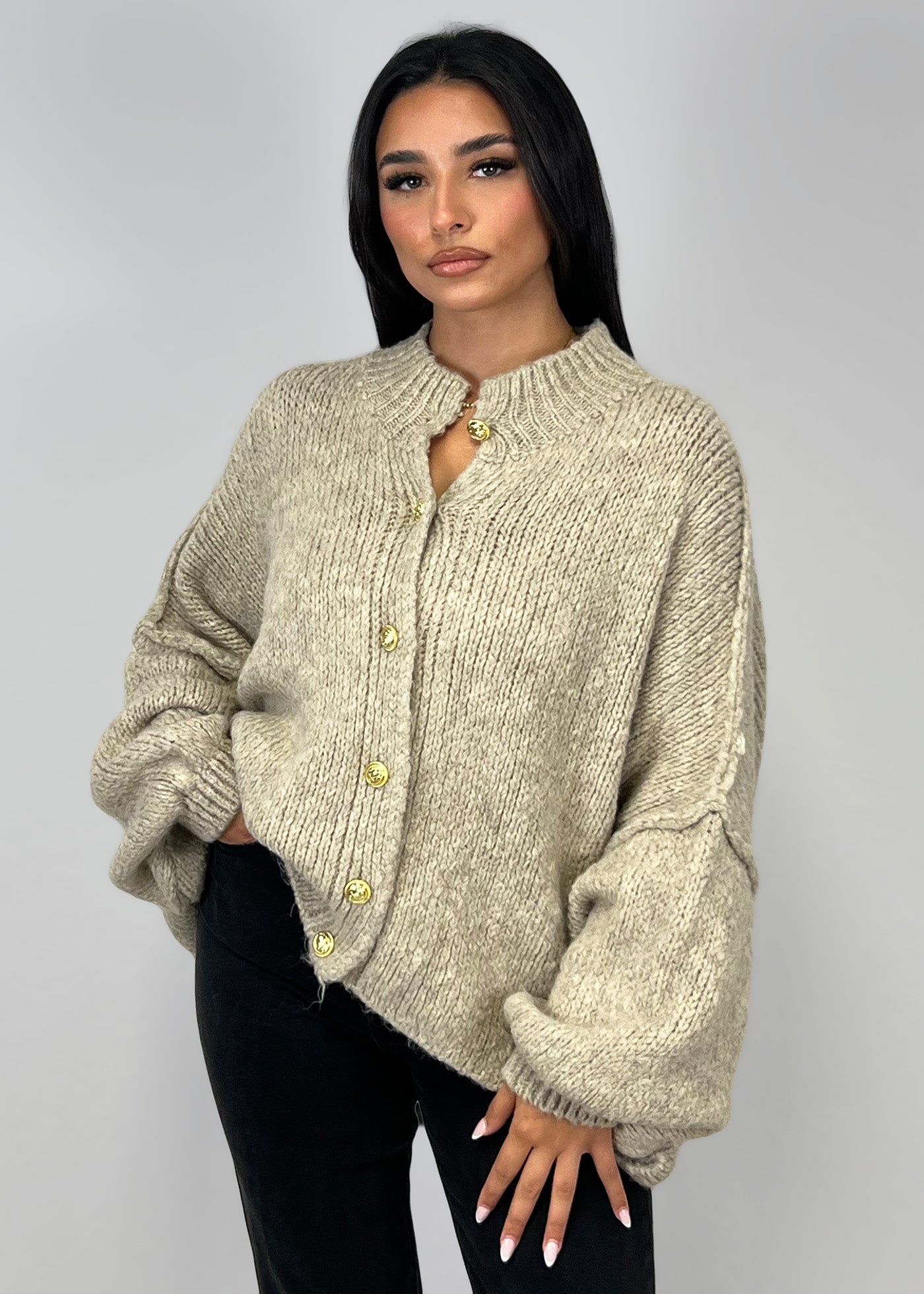 Oversize Strickjacke - NAHA