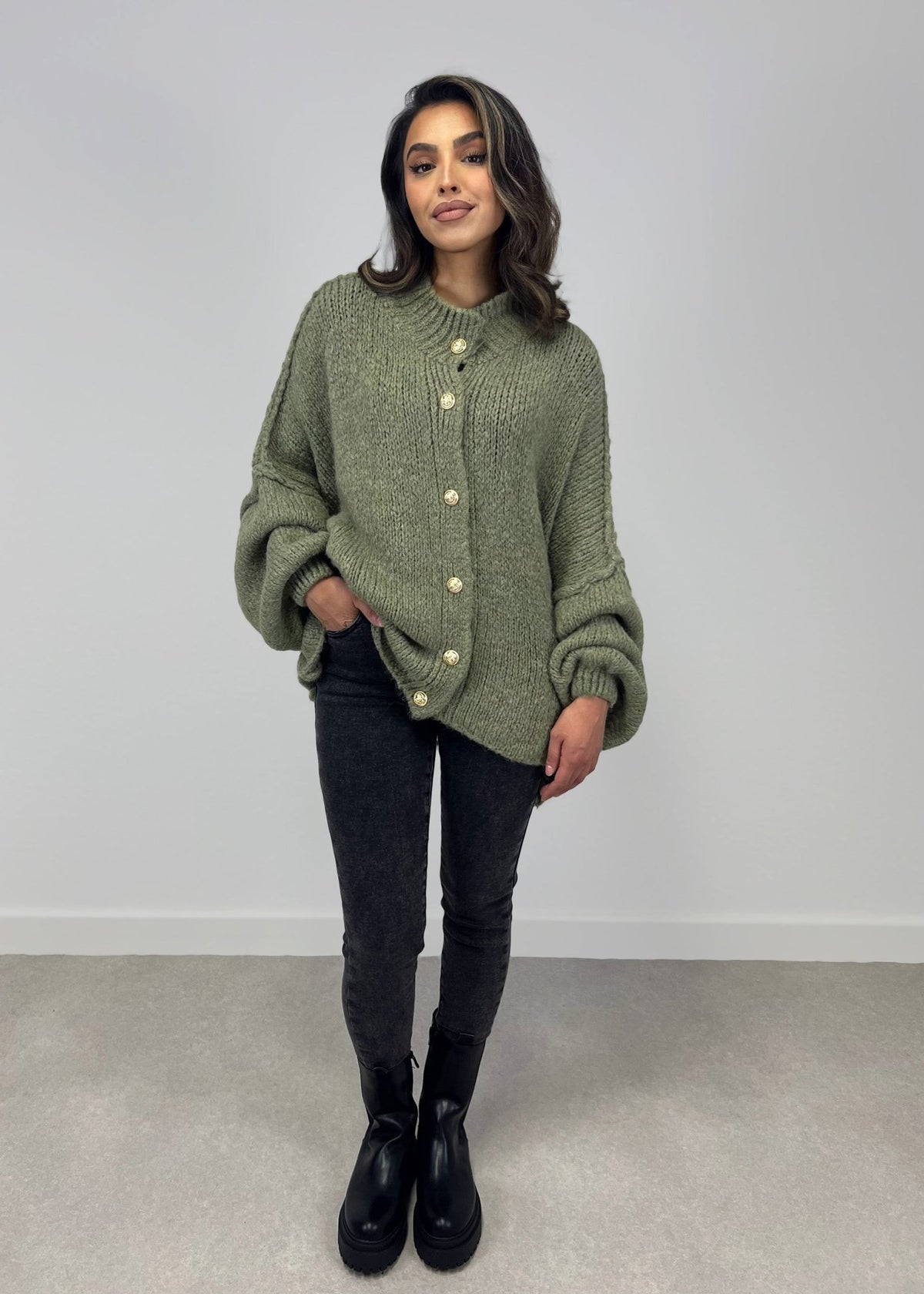 Oversize Strickjacke - NAHA