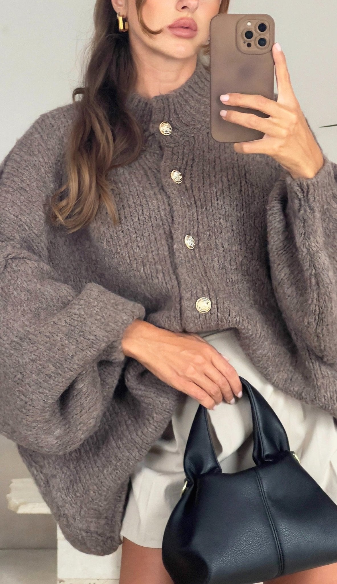 Oversize Strickjacke - NAHA