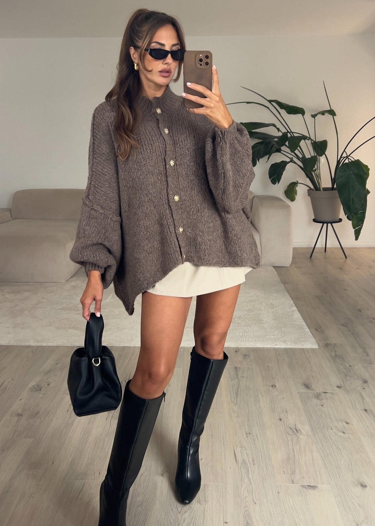 Oversize Strickjacke - NAHA
