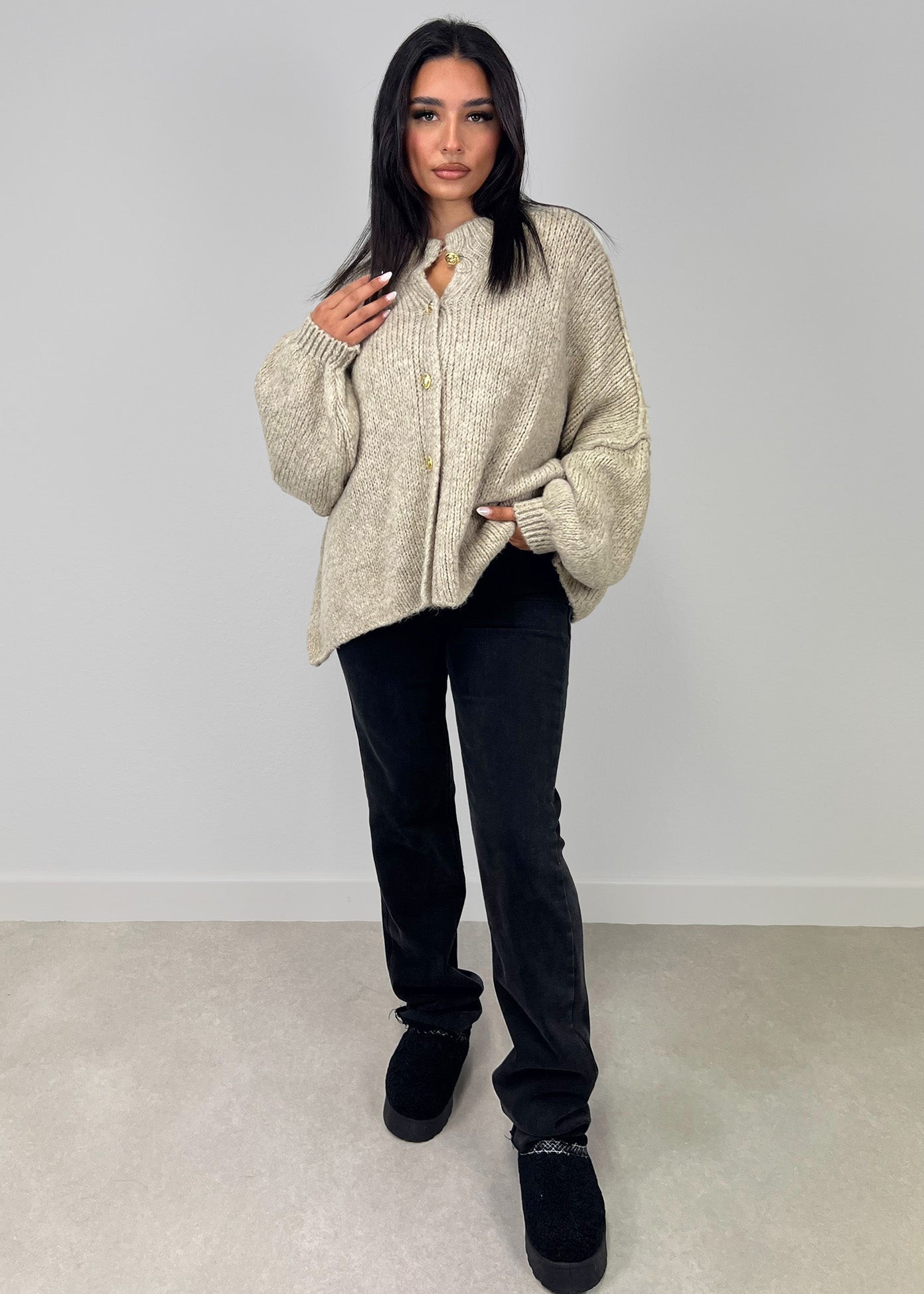 Oversize Strickjacke - NAHA