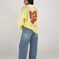 Oversize Sweatshirt mit Print - NAHA