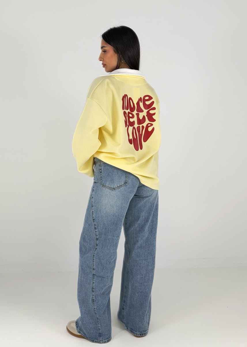 Oversize Sweatshirt mit Print - NAHA