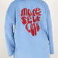 Oversize Sweatshirt mit Print - NAHA