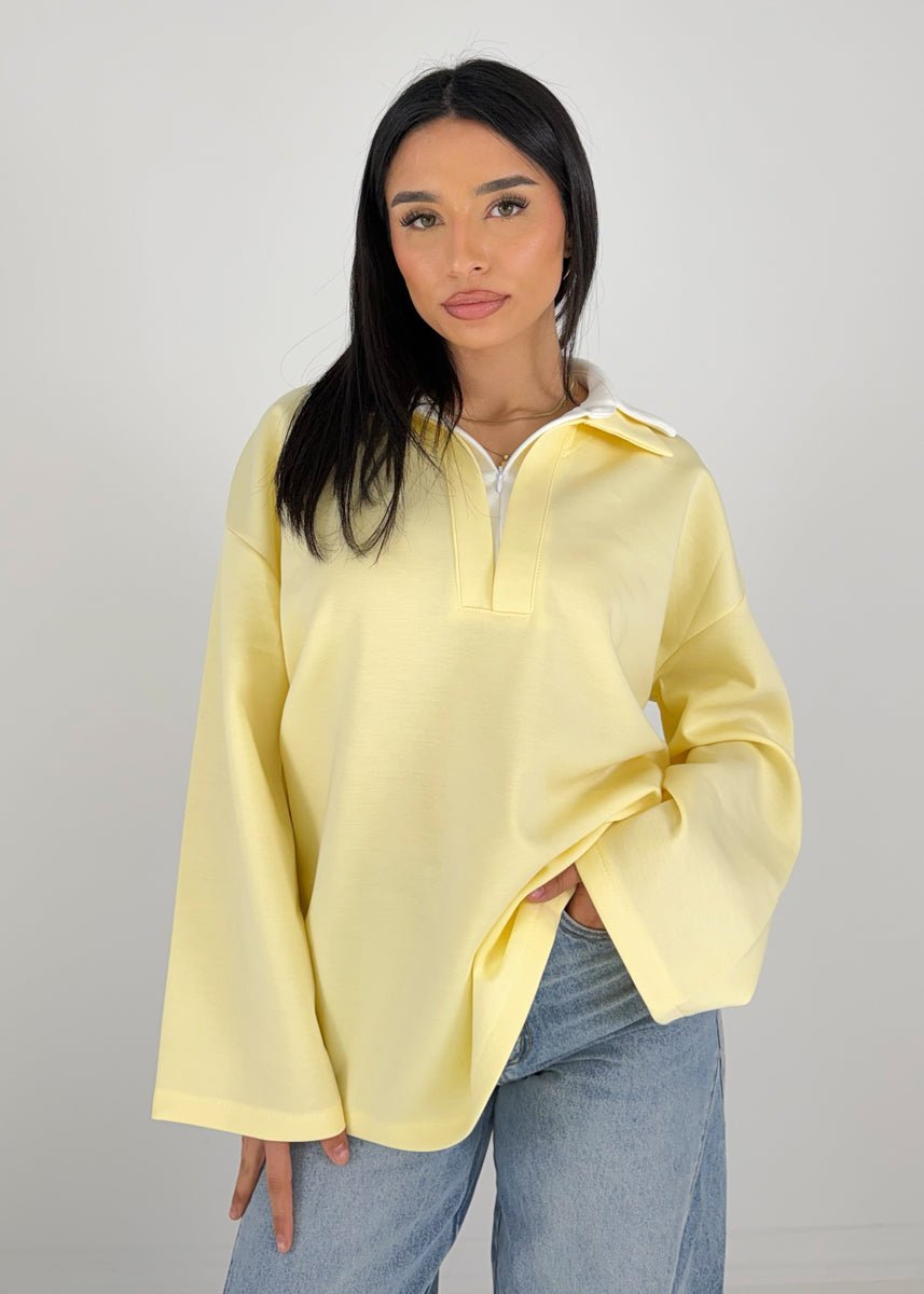Oversize Sweatshirt mit Print - NAHA