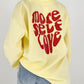 Oversize Sweatshirt mit Print - NAHA