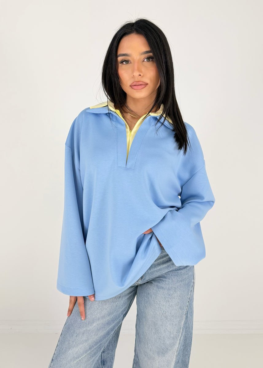 Oversize Sweatshirt mit Print - NAHA