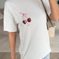 Oversize T-Shirt mit Kirschprint - NAHA
