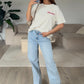 Oversize T-Shirt "Picante" mit Oliven-Print - NAHA