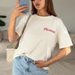 Oversize T-Shirt "Picante" mit Oliven-Print - NAHA