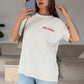 Oversize T-Shirt "Picante" mit Oliven-Print - NAHA
