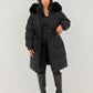 Oversize Winterparka mit Kunstfellkapuze - NAHA