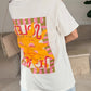 Oversized T-Shirt "SOLEIL" mit Print - NAHA
