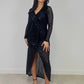 Paillettenkleid Schwarz - NAHA