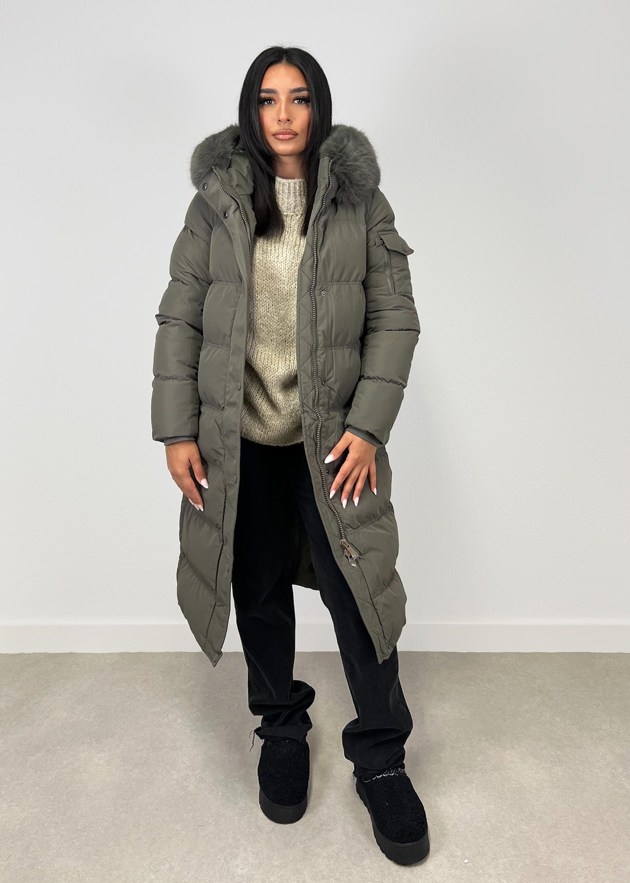 Parka mit Kunstfell - NAHA