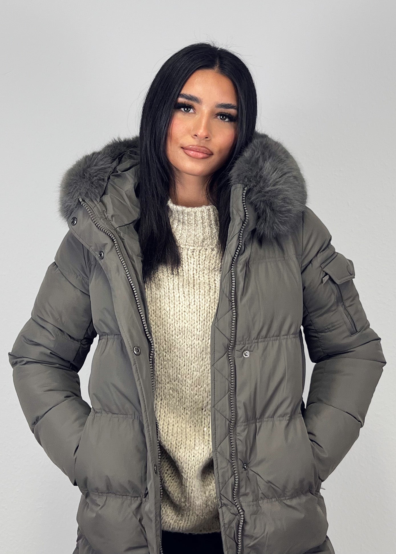 Parka mit Kunstfell - NAHA
