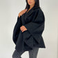 Poncho mit Bindegürtel - NAHA