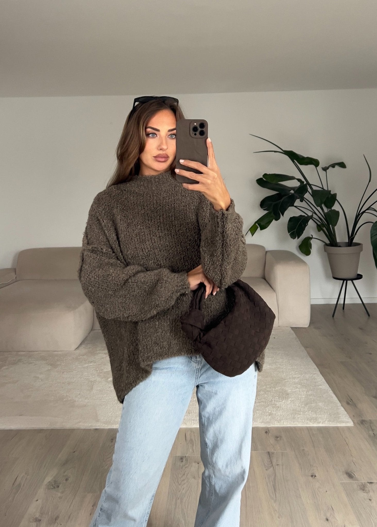 Pullover aus kuscheligem Bouclé - NAHA